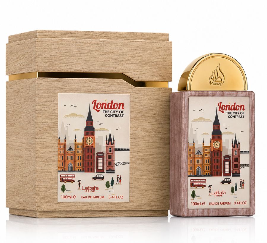 London – City of Contrast by Lattafa Pride, 100ml bottle