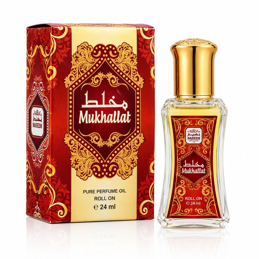 Naseem Mukhallat Undiluted Oil 24ml by Naseem, 24ml bottle