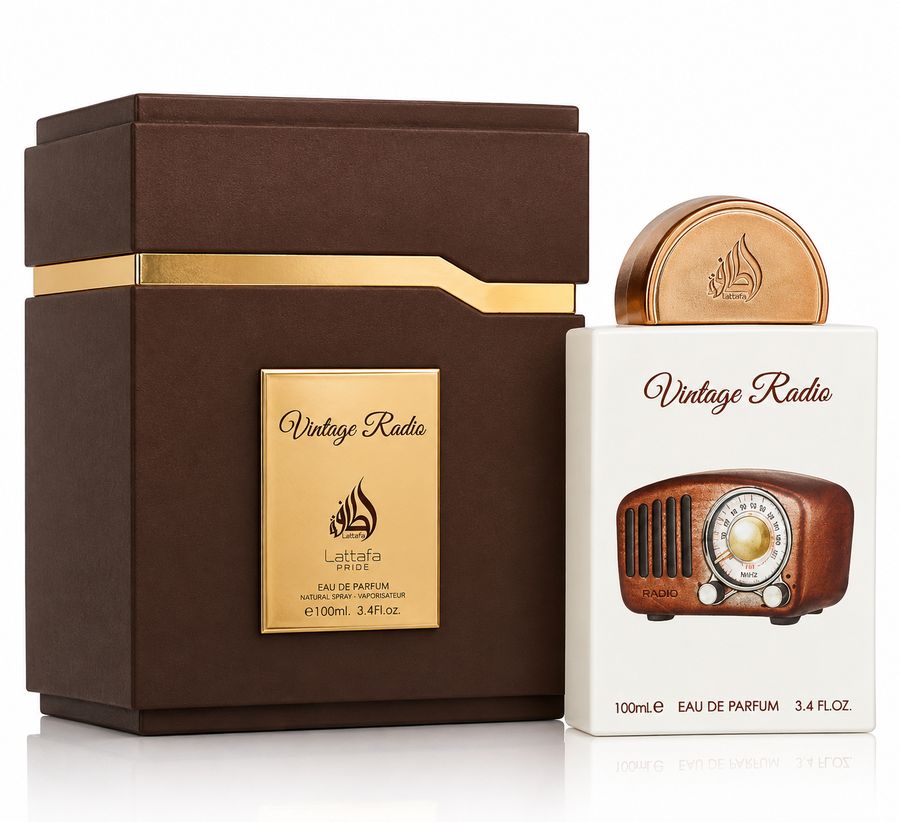 Vintage Radio by Lattafa Pride, 100ml bottle